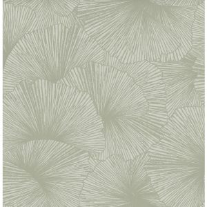 Origin Wallcoverings behang 3D-motief bladeren vergrijsd groen – 53 cm Origin Wallcoverings behang 3D-motief bladeren vergrijsd groen – 53 cm
