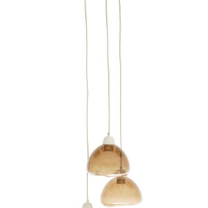 Light & Living hanglamp BISHO – bruin – Ø30x14cm Light & Living hanglamp BISHO – bruin – Ø30x14cm