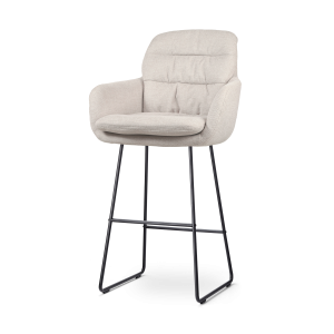 Nolon Nino-Mia Barkruk Beige – met Armleuning – Zwart – 75 cm Nolon Nino-Mia Barkruk Beige – met Armleuning – Zwart – 75 cm