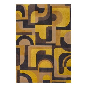 Dropouts vloerkleed Yellow Meyer – geel – 80x150cm Dropouts vloerkleed Yellow Meyer – geel – 80x150cm