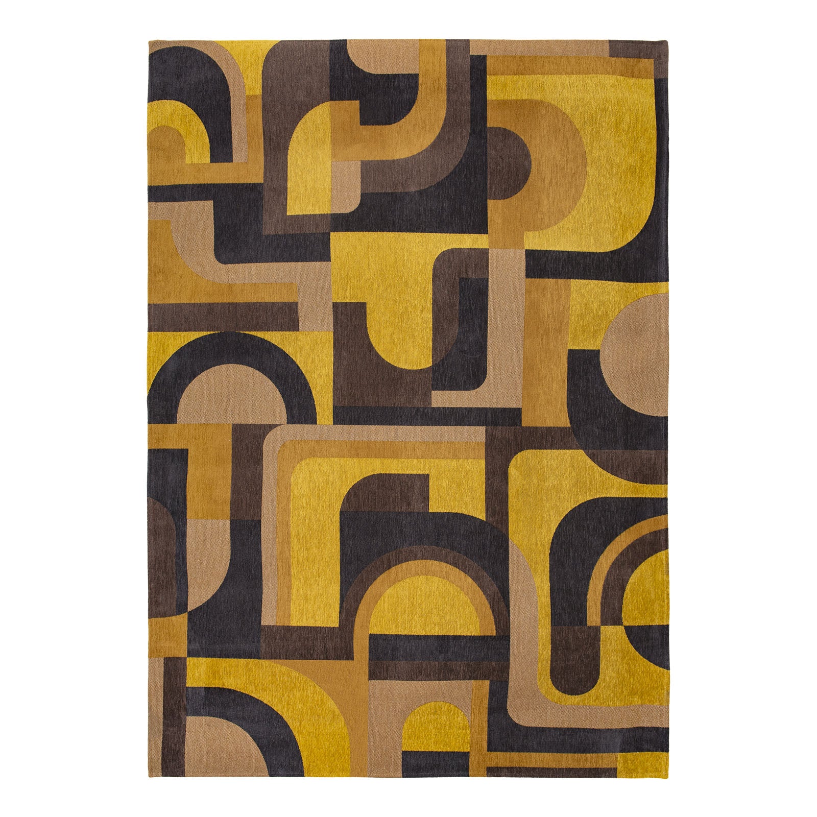 Dropouts vloerkleed Yellow Meyer - geel - 200x280cm