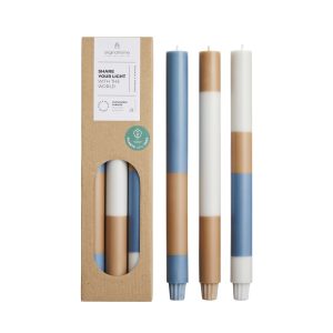 Originalhome dinerkaarsen gelaadge Clean Ocean – 30 cm – set van 3 Originalhome dinerkaarsen gelaadge Clean Ocean – 30 cm – set van 3