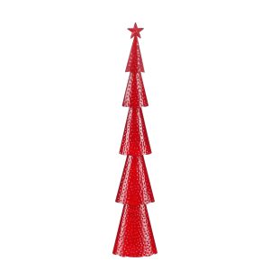 Mica Decorations Decoratie boom rood – l17,5xb9xh90,5cm – IJzer – Rood Mica Decorations Decoratie boom rood – l17,5xb9xh90,5cm – IJzer – Rood