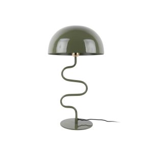 Leitmotiv tafellamp Twist – groen – 31x31x54cm – Paddenstoellamp Leitmotiv tafellamp Twist – groen – 31x31x54cm – Paddenstoellamp