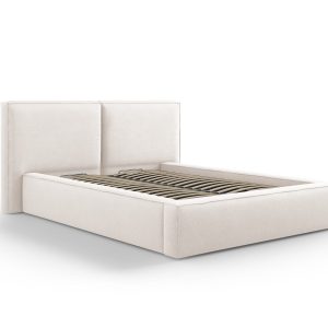 Micadoni Opbergbed met hoofdeinde Jodie 140x200cm, structurele stof, l Micadoni Opbergbed met hoofdeinde Jodie 140x200cm, structurele stof, l