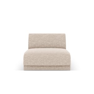 Micadoni Module Miley structurele stof beige – 90x75x70cm