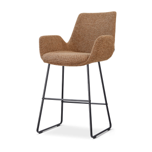 Nolon Nino-Eef barkruk bruin blend – zwart onderstel – 65 cm Nolon Nino-Eef barkruk bruin blend – zwart onderstel – 65 cm
