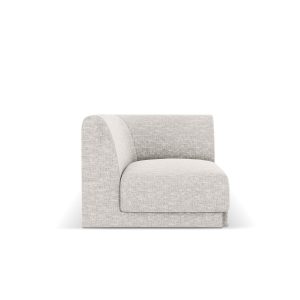 Micadoni Hoekmodule Miley structurele stof geld – 90x90x70cm