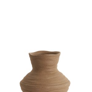 Light & Living vaas GRECCIO – Ø14.5×15.5cm – bruin Light & Living vaas GRECCIO – Ø14.5×15.5cm – bruin