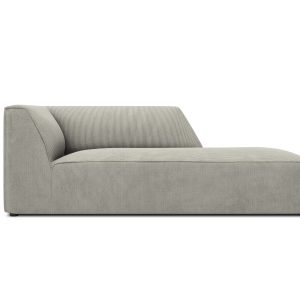 Micadoni rechter chaise longue Ruby ribfluwelen, lichtgrijs – 180x93x6 Micadoni rechter chaise longue Ruby ribfluwelen, lichtgrijs – 180x93x6
