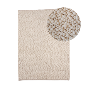 Nest living Rivka Wollen Vloerkleed 230 x 160 cm – Gebroken Wit Nest living Rivka Wollen Vloerkleed 230 x 160 cm – Gebroken Wit