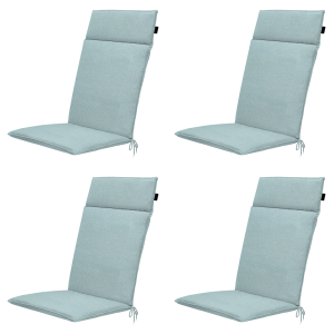 Madison tuintstoelkussen hoge rug Eco-line – blauw – 120x50x4cm – set Madison tuintstoelkussen hoge rug Eco-line – blauw – 120x50x4cm – set