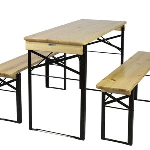 MaximaVida inklapbare picknickset Berlijn 120 cm 3-laags blanke lak – MaximaVida inklapbare picknickset Berlijn 120 cm 3-laags blanke lak –