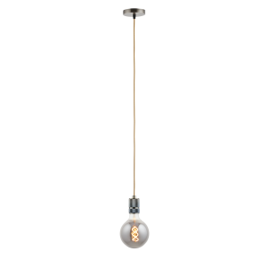 Lighto | Pendel Brons | Inclusief Lichtbron Rookglas | Classic | 1.5m Lighto | Pendel Brons | Inclusief Lichtbron Rookglas | Classic | 1.5m