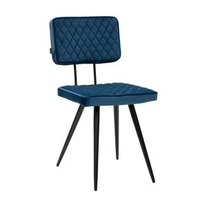 Kick eetkamerstoel Toby – Donkerblauw Kick eetkamerstoel Toby – Donkerblauw