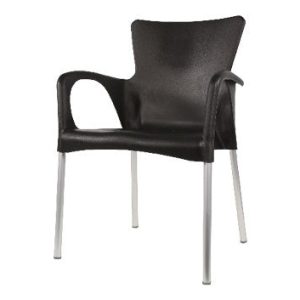 Lesli Living bistrostoel Bella – zwart – 52x55x85cm