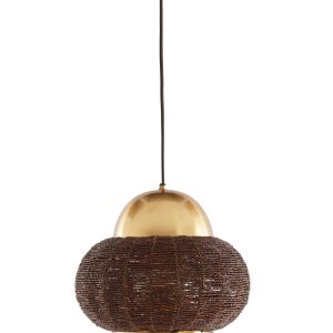 Light & Living hanglamp CETARA – bruin – Ø26x28cm Light & Living hanglamp CETARA – bruin – Ø26x28cm