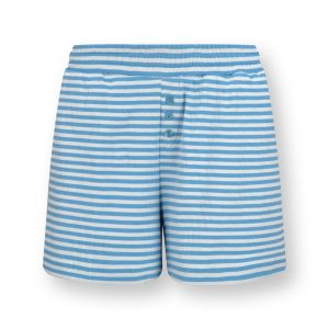Pip Studio – Bobi Korte pyjamabroek – Dames – Little Sumo Stripe – Bla Pip Studio – Bobi Korte pyjamabroek – Dames – Little Sumo Stripe – Bla