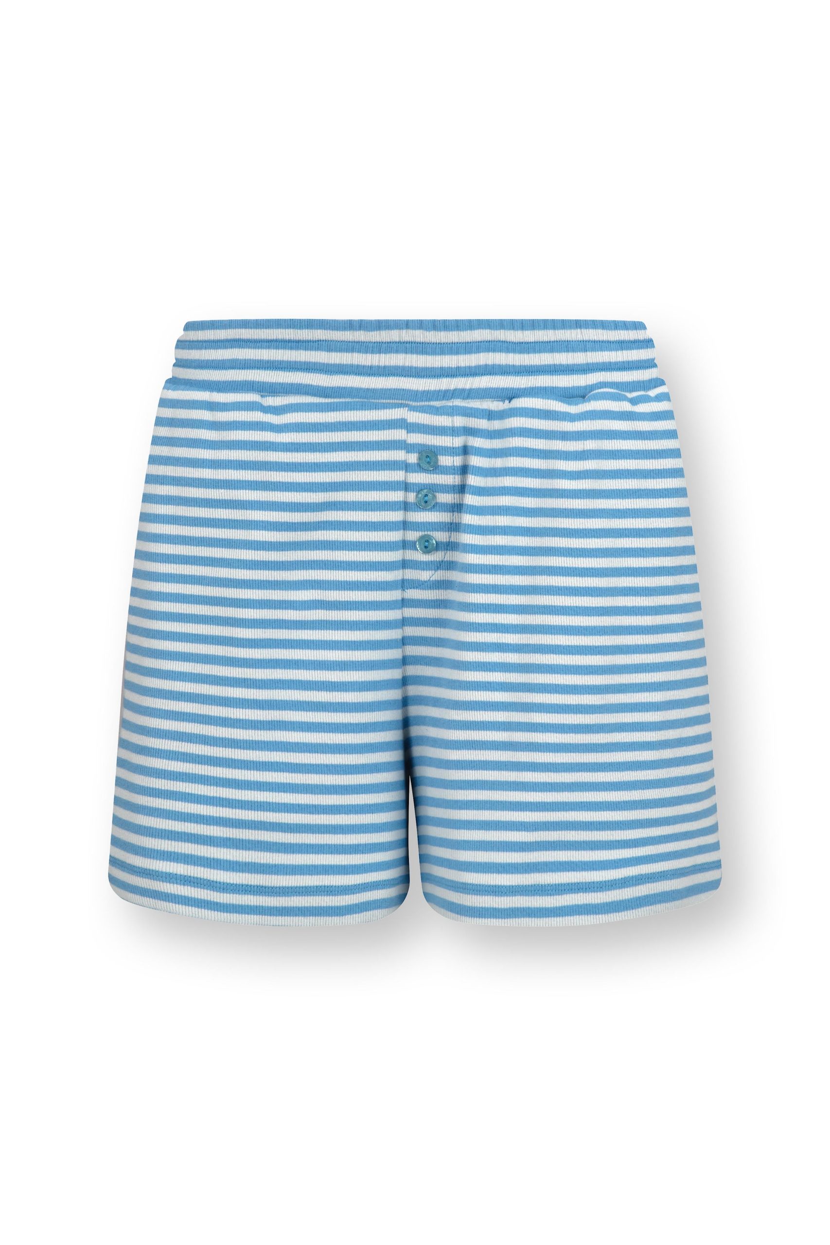 Pip Studio - Bobi Korte pyjamabroek - Dames - Little Sumo Stripe - Bla