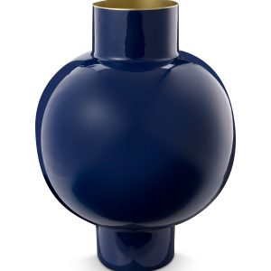 Pip Studio Bloemenvaas – Metalen Vaas – Woonaccessoires – Donkerblauw Pip Studio Bloemenvaas – Metalen Vaas – Woonaccessoires – Donkerblauw