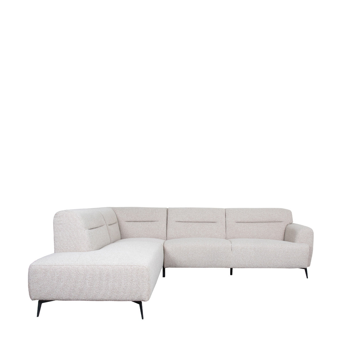 LABEL51 Hoekbank Bolzano Links - Naturel Bouclé - 270x227x80cm