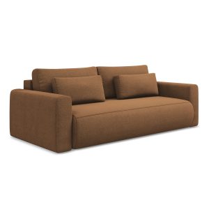 LaMiaSofa 3-zits slaapbank Perugia – textuurstof – terracotta – 238×10 LaMiaSofa 3-zits slaapbank Perugia – textuurstof – terracotta – 238×10