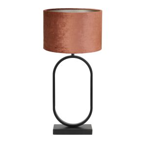 Light & Living tafellamp Jamiri/Gemstone – zwart, terra – 30x30x67cm Light & Living tafellamp Jamiri/Gemstone – zwart, terra – 30x30x67cm