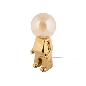 Leitmotiv tafellamp Ross LED – goud – 12x12x27cm Leitmotiv tafellamp Ross LED – goud – 12x12x27cm