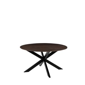LABEL51 Eettafel Otis – Donkerbruin Mangohout – 140x140x76cm LABEL51 Eettafel Otis – Donkerbruin Mangohout – 140x140x76cm