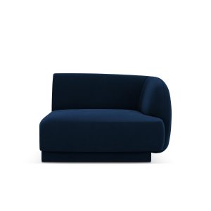 Micadoni rechter module Miley flueel koningsblauw – 90x90x70cm
