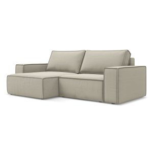 LaMiaSofa hoekbank links Livorno – velours – parel – 257x148x82 LaMiaSofa hoekbank links Livorno – velours – parel – 257x148x82