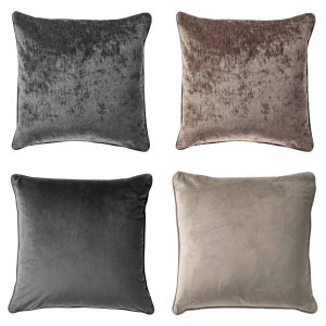 KUSSENSET – 4-delig – Velvet Elegance – 45×45 cm – inclusief binnenkus KUSSENSET – 4-delig – Velvet Elegance – 45×45 cm – inclusief binnenkus