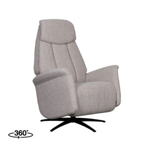 LABEL51 Fauteuil Oslo Elektrisch – Naturel Bouclé – Draaibaar LABEL51 Fauteuil Oslo Elektrisch – Naturel Bouclé – Draaibaar