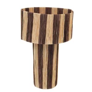 NOA MAY Tafellamp Ligne – naturel/bruin – raffia – 49 x 15 x 30 cm – b NOA MAY Tafellamp Ligne – naturel/bruin – raffia – 49 x 15 x 30 cm – b