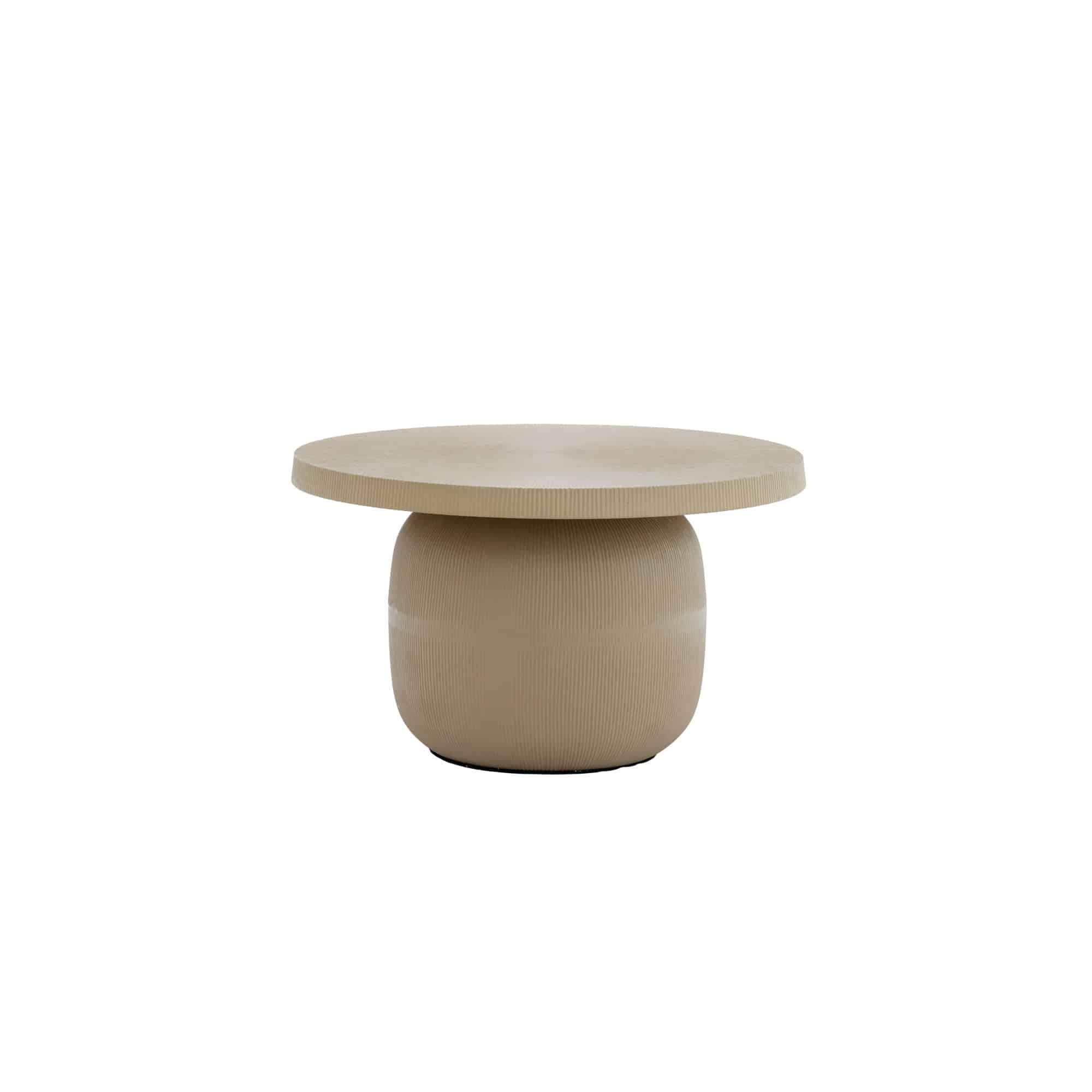 Light & Living salontafel Tigran - bruin - Ø59cm
