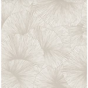 Origin Wallcoverings behang 3D-motief bladeren warm grijs – 53 cm x 10 Origin Wallcoverings behang 3D-motief bladeren warm grijs – 53 cm x 10