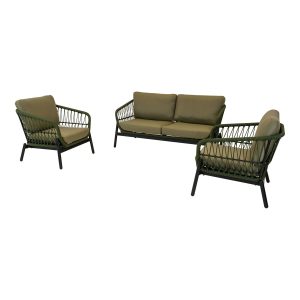 Lesli Living loungebank Zavi – groen – 163,5x83x72,5cm Lesli Living loungebank Zavi – groen – 163,5x83x72,5cm