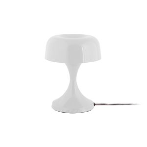 Leitmotiv tafellamp Moda Retro – wit – 15.5×15.5x20cm – Paddenstoellam Leitmotiv tafellamp Moda Retro – wit – 15.5×15.5x20cm – Paddenstoellam