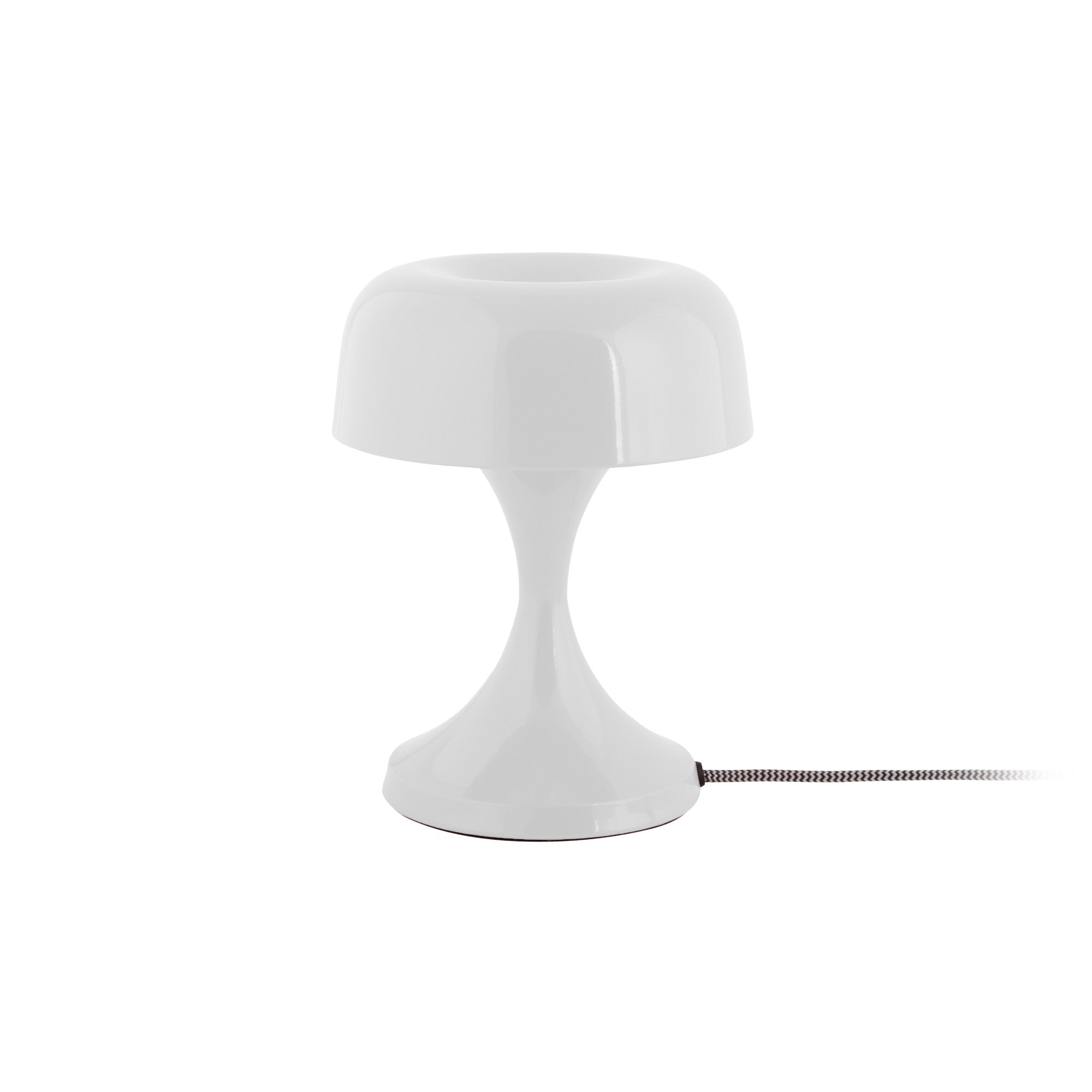 Leitmotiv tafellamp Moda Retro - wit - 15.5x15.5x20cm - Paddenstoellam