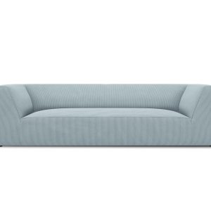 Micadoni Bank Ruby 3-zits, ribfluwelen, lichtblauw – 93x232x69cm Micadoni Bank Ruby 3-zits, ribfluwelen, lichtblauw – 93x232x69cm