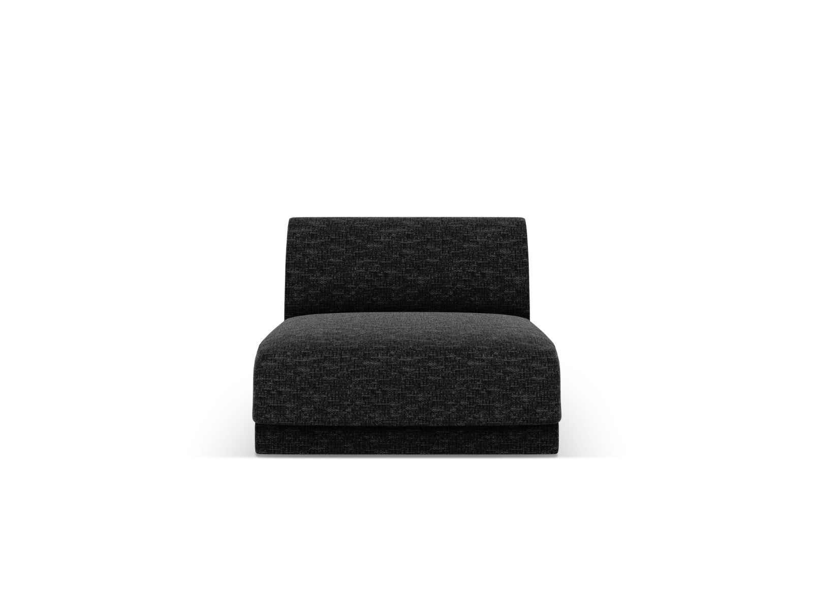 Micadoni Module Miley structurele stof antraciet - 90x75x70cm
