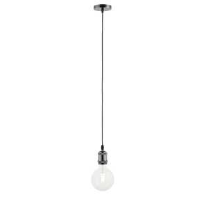 Lighto | Pendel Zwart Titanium | Inclusief Lichtbron Helder | Vintage Lighto | Pendel Zwart Titanium | Inclusief Lichtbron Helder | Vintage