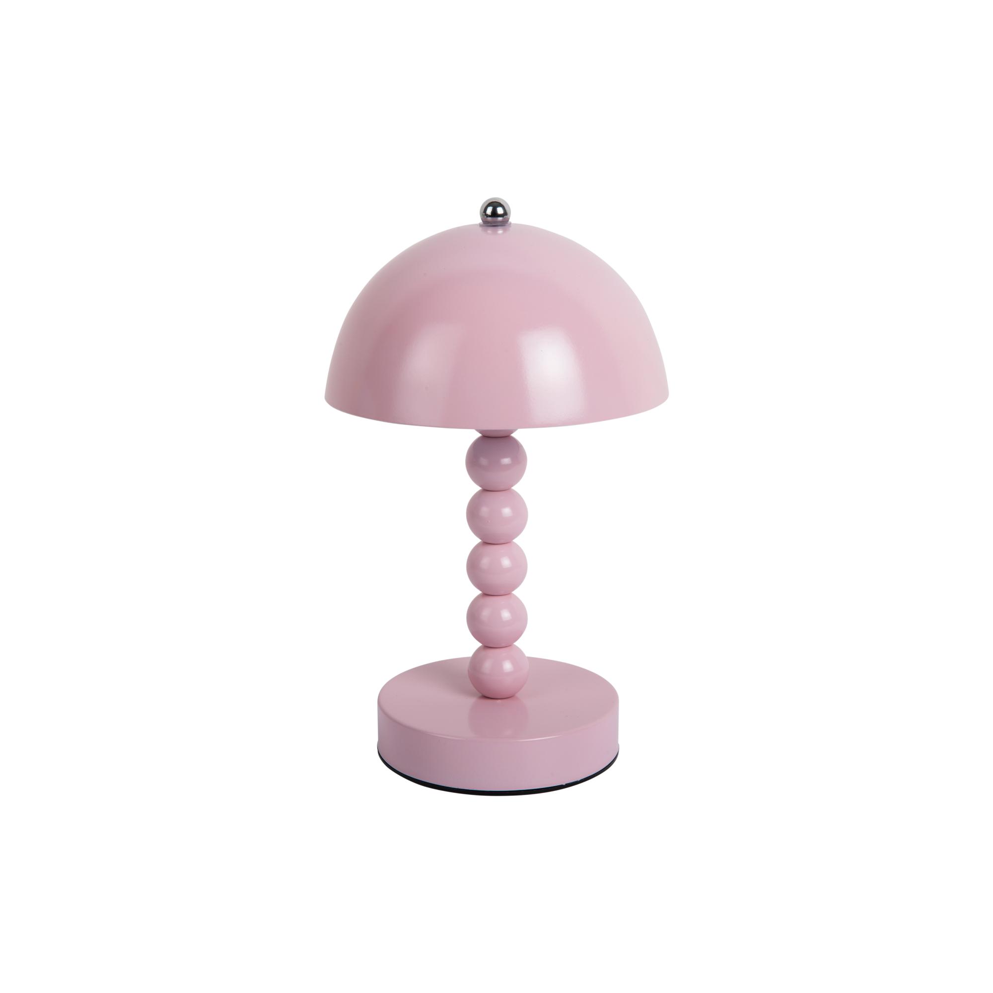 Leitmotiv tafellamp Bubbles LED - roze - 16x16x27.5cm - Paddenstoellam