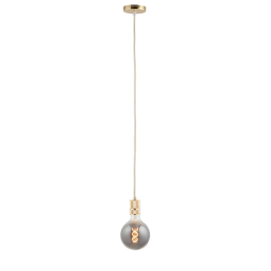 Lighto | Pendel Goud | Inclusief Lichtbron Rookglas | Classic | 1.5m S Lighto | Pendel Goud | Inclusief Lichtbron Rookglas | Classic | 1.5m S