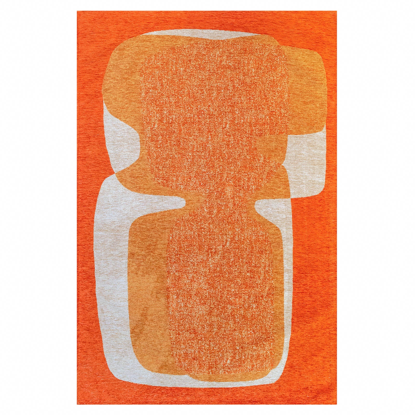 Lola&Moi vloerkleed Orange Cocktail - goud - 240x340cm