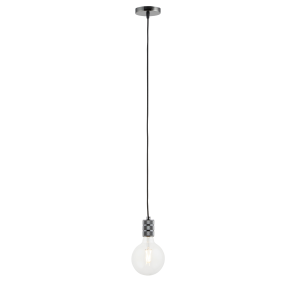 Lighto | Pendel Zwart Titanium | Inclusief Lichtbron Helder | Retro | Lighto | Pendel Zwart Titanium | Inclusief Lichtbron Helder | Retro |