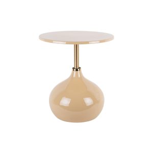 Leitmotiv bijzettafel Kensi – bruin – Ø46cm Leitmotiv bijzettafel Kensi – bruin – Ø46cm