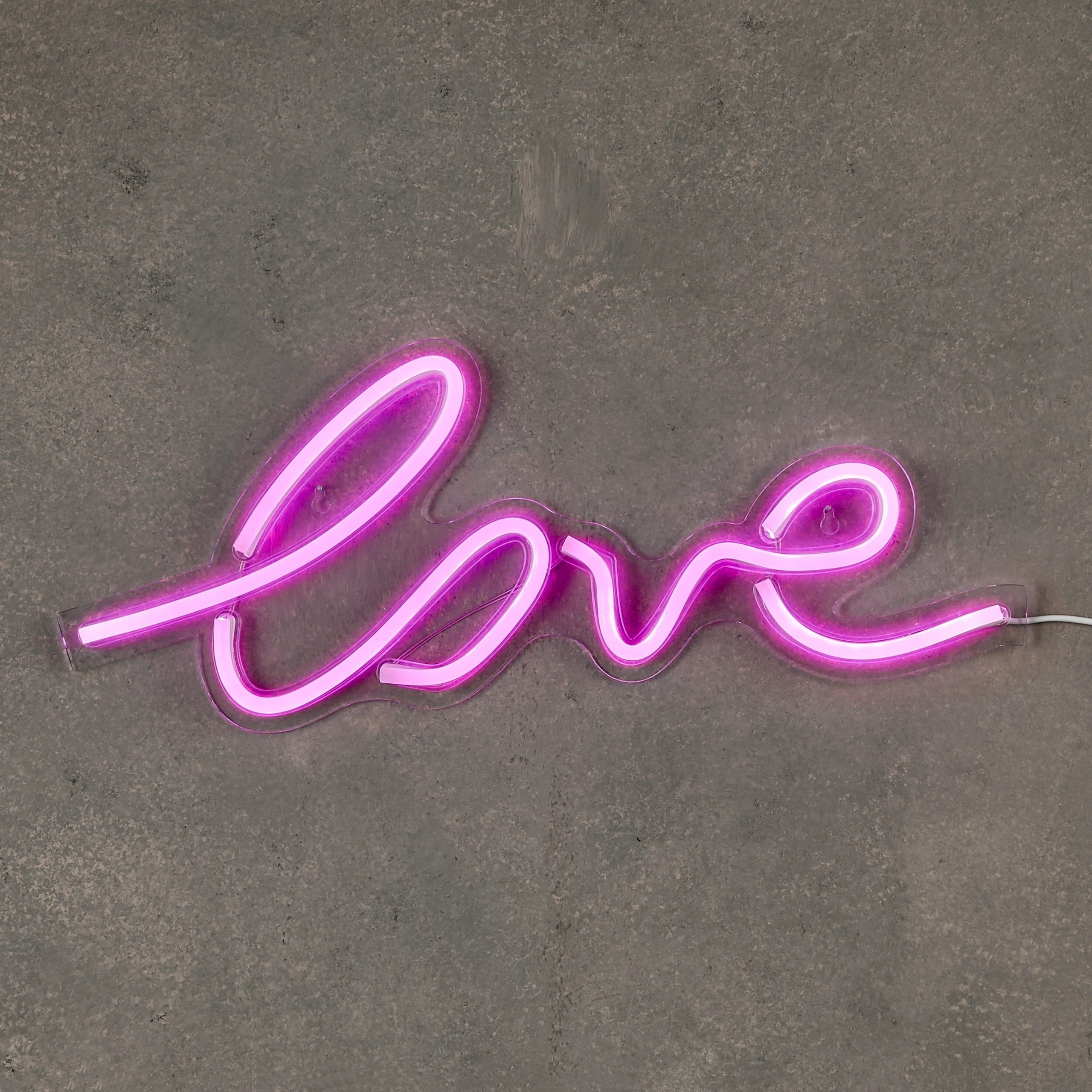 Luca Lighting Love Neonverlichting met Timerfunctie - L45 x B2 x H18 c