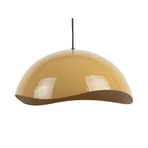 Leitmotiv hanglamp Waved Groot – geel – Ø50cm Leitmotiv hanglamp Waved Groot – geel – Ø50cm