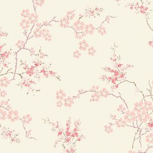 Laura Ashley Vliesbehang – Oriental Blossom Blush – 10mx52cm Laura Ashley Vliesbehang – Oriental Blossom Blush – 10mx52cm